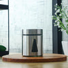 Femora Kitchen Storage Jars Steel Finish With See Through Window Jar | 1300 Ml | Pack of 1