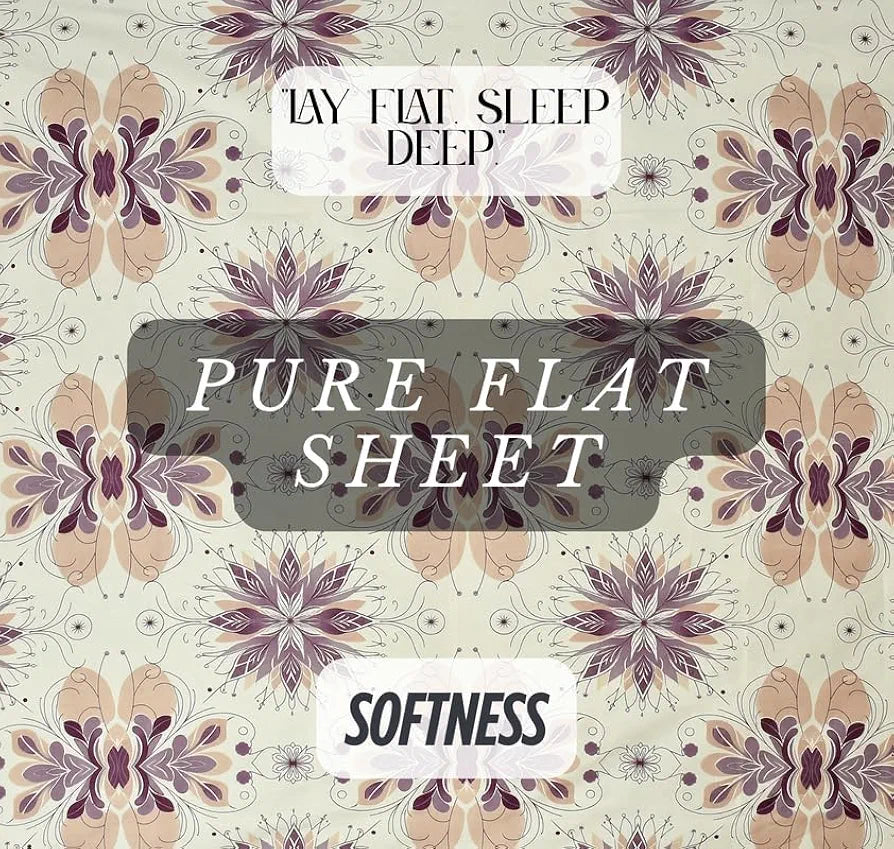 Floral Printed Cotton Feel Double Bedsheet with 2 Pillow Covers |200 Tc Soft, Breathable & Wrinkle-Free| Premium Printed Bedsheet for Home Bedroom 