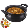 Vinod Black Pearl Hard Anodised Non Stick Handi with Lid - 3 Litre, Junior | 3.25mm Thickness | Biryani Pot