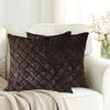 Luxe Home Cushion Cover Marino Fur Sold Design Ultra Soft for Home Decor Set of 2 Colour Cocoa