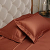 Stoa Paris Pillow Covers Set of 2 Pieces Satin Pillow Covers Colour Melted Caramel