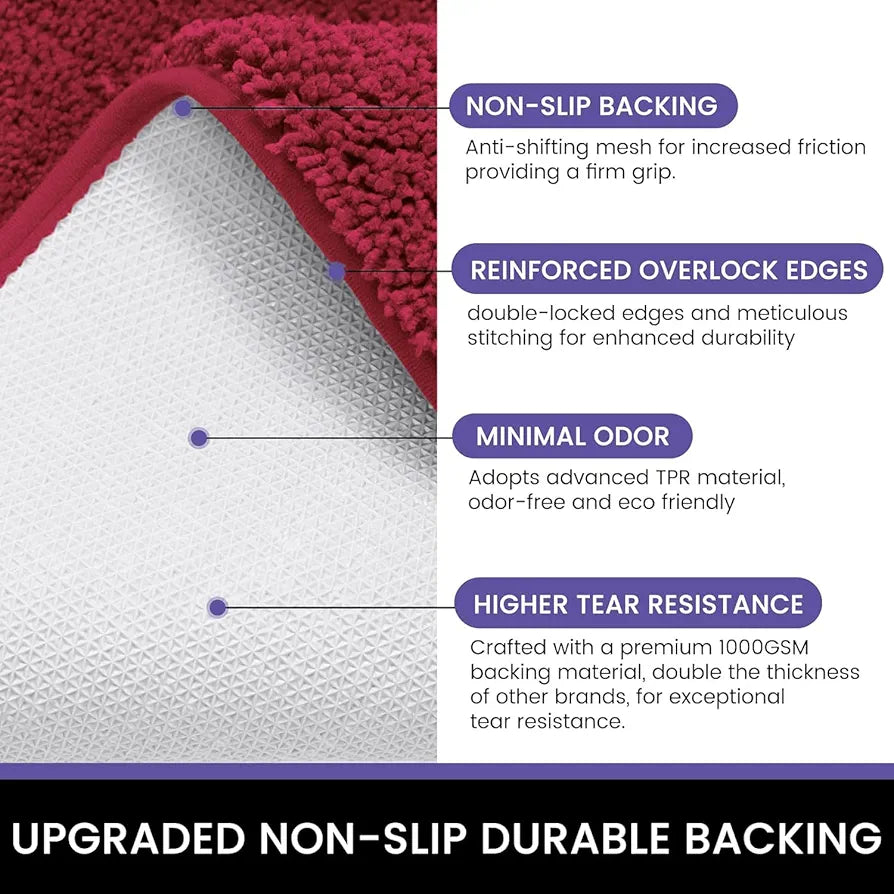 LUXE HOME INTERNATIONAL Runner Super Soft Anti Skid Newman Rug For Bedroom  Rectangular