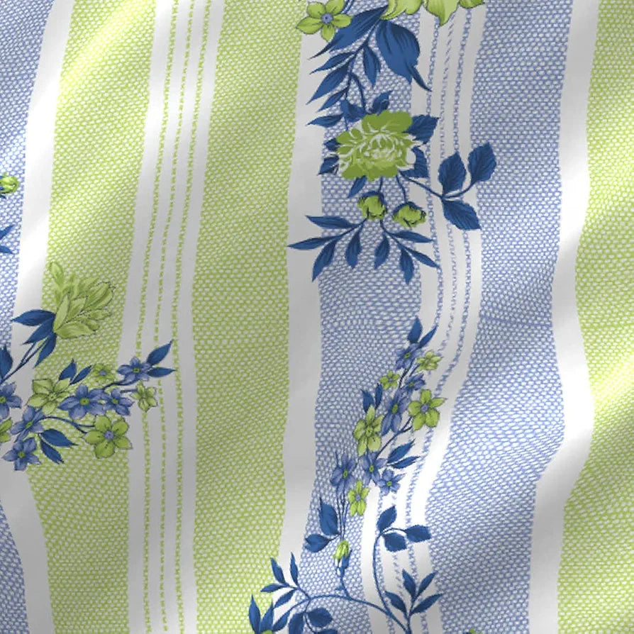 Layers Pavia 100% Cotton Bedsheet Set for All Seasons - Lightweight, Moisture Absorbent, Machine Washable & Easy to Care - Gift for Housewarming & More - 104 TC - Queen Size 