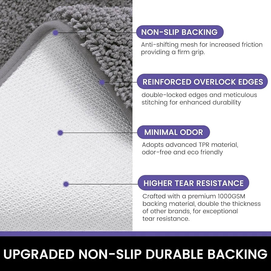 LUXE HOME INTERNATIONAL Runner Super Soft Anti Skid Newman Rug For Bedroom  Rectangular