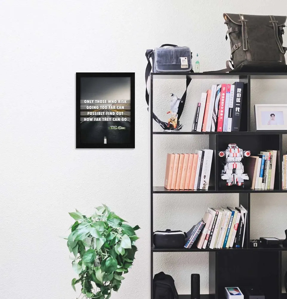 ArtX Paper Motivational Inspirational Quotes, Only Those Framed Wall Art Painting, Multicolor, Abstract, 13.5 X 10.5 inches, Set of 1