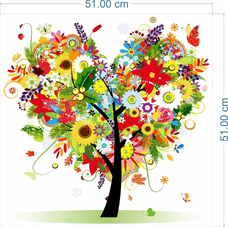 Rangoli Vinyl Wall Sticker Self-Adhesive Wall Decor for Home, Office, Bedroom, and Living Room Décor Easy to Apply & Peel. Parent 2, Design-7