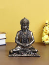 Ecraftindia Handcrafted Polyresin Bronze Finish Meditating Lord Hanuman Statue God Idol Perfect Hanuman Jayanti