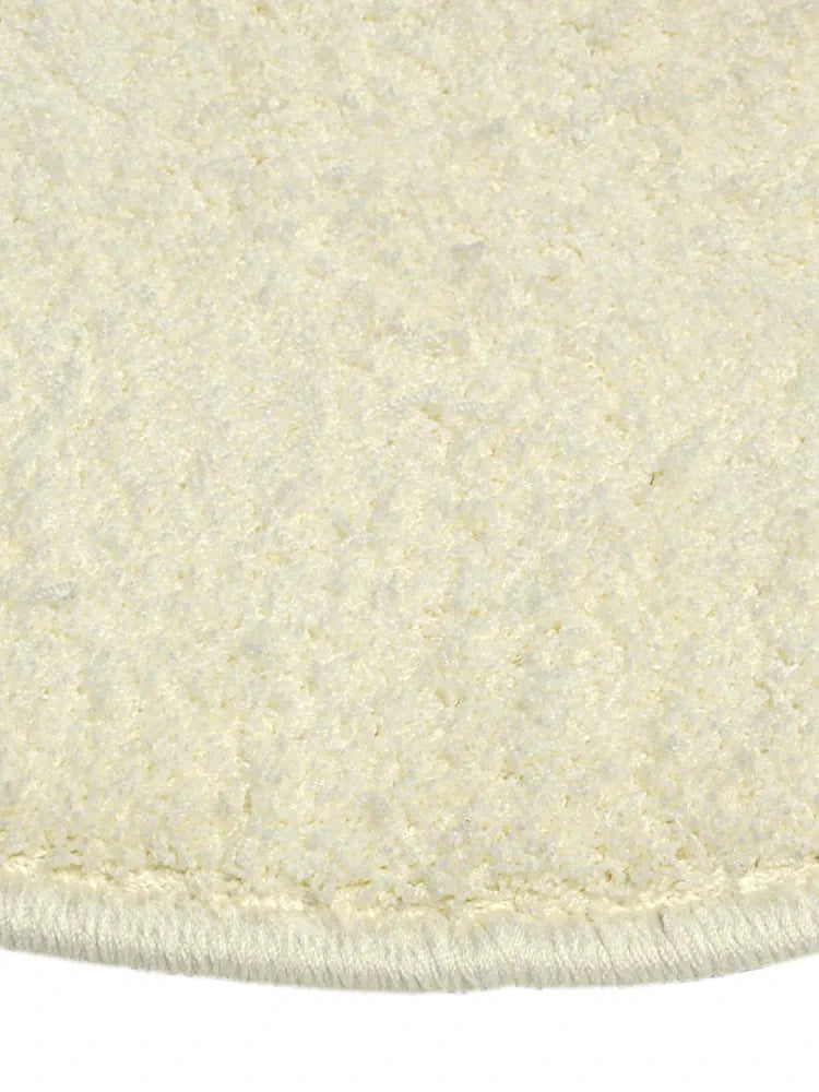 Saral Home Neo Shaggy Yarn Anti-Skid Round Mats 