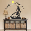 Decals Design Lord Shiva Meditating on Kailash Mountain Wall Sticker