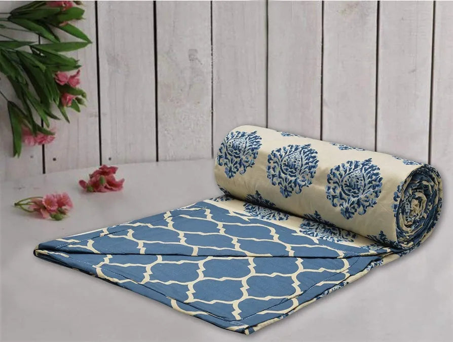 Trance Home Linen 100% Cotton Malmal Double Dohar 84