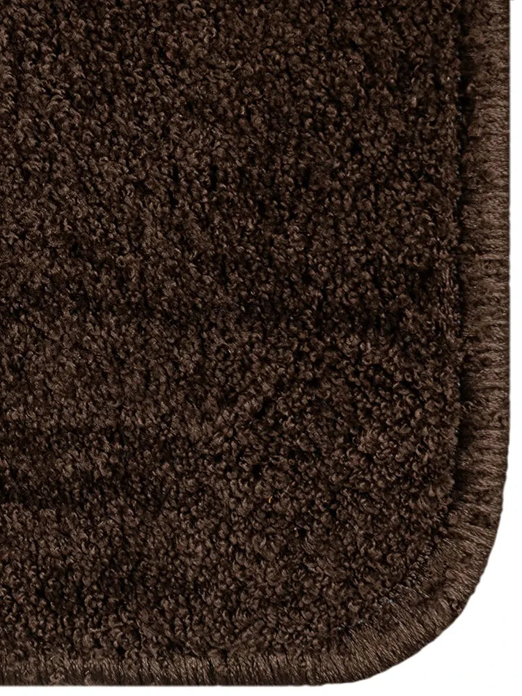 Saral Home Neo Shaggy Yarn Anti-Skid Round Mats 