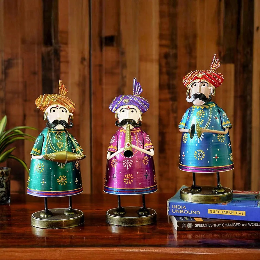 Ekhasa Nostrae Metal Show Pieces for Home Decor | Gift Items for Showcase, TV Unit Decoration | Statue, Figurines, Artifacts for Table, Living Room Decorative Items 