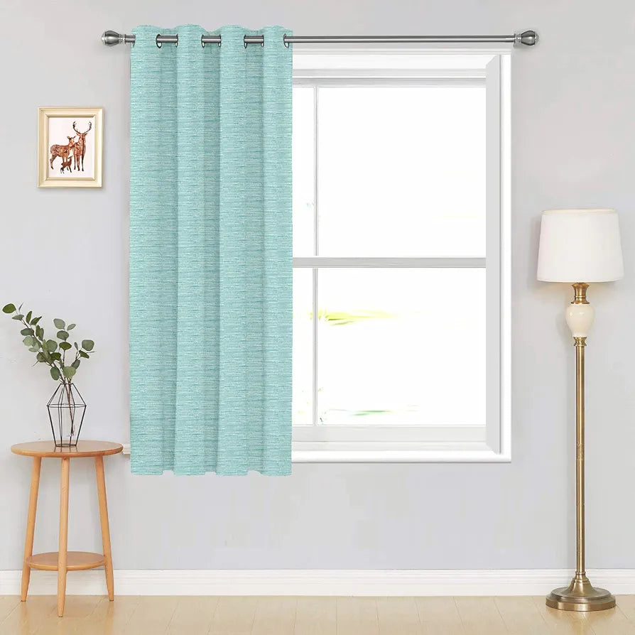 Divine Casa Premium Blackout Curtain 5 Feet | Room Darkening, Noise Reducing & Thermal Insulated Polyester Panel for Bedroom & Office | 1 Piece