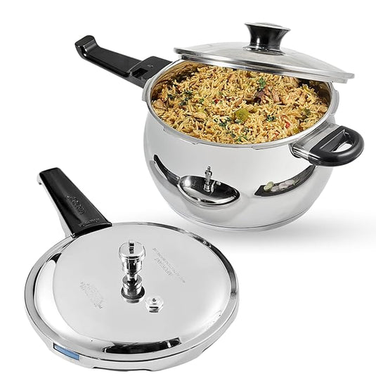 Vinod Splendid Plus Stainless Steel Pressure Cooker Outer Lid 2.5 Litr