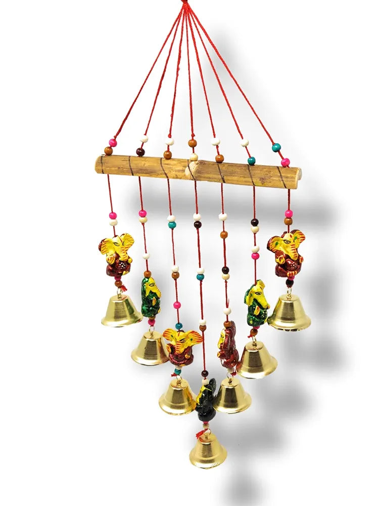 JH Gallery Handcrafted Rajasthani Wind Chime Door/Wall Hanging Decorative Showpiece/Wall Hanging/Home Decor/Home Furnishing/Diwali Gift/Corporate Gift 