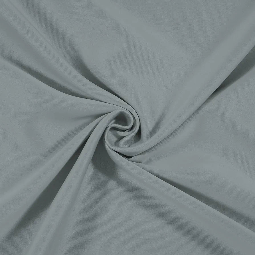 Cloth Fusion Blackout Door Curtains 7 Feet Long Set of 2, Room Darkening Blackout Parda 7 Feet with Grommet Design for Home Decor 