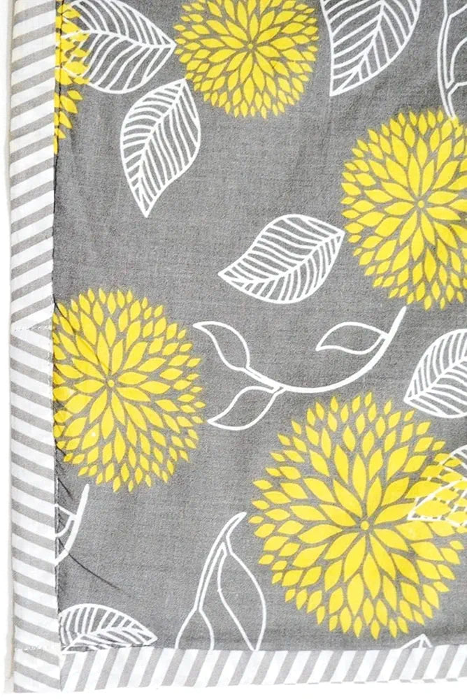 Trance Home Linen 150 GSM Pure Cotton Reversible Dohar Double Bed Size | AC Blanket Comforter | Soft Light-Weight Bed Blanket 