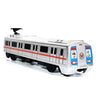 Centy Toys Plastic Pull Back Metro Train Silver Colour Age 36 months