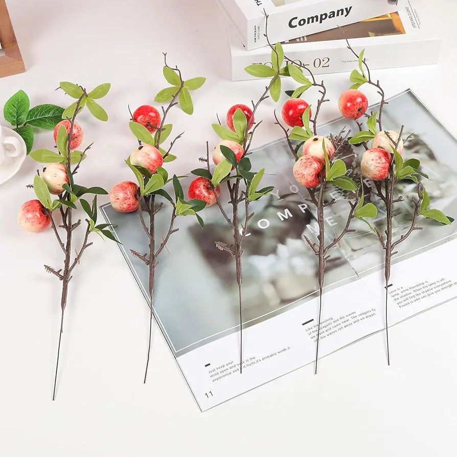 VRB DecTM Pack of 3 Artificial Hibiscus Glabra Fake Plant Flowers for Home, Room,Office | Flowers for Vases | Decoration Items for Room  