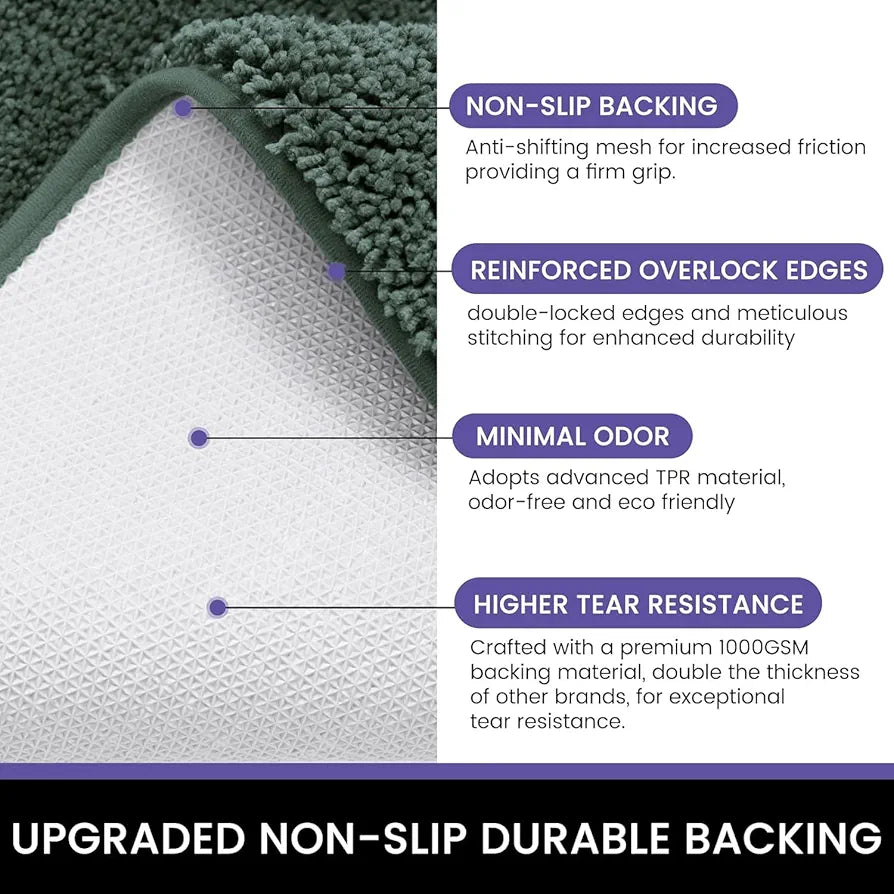 LUXE HOME INTERNATIONAL Runner Super Soft Anti Skid Newman Rug For Bedroom  Rectangular