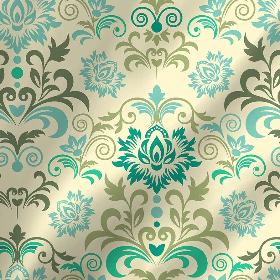 Layers Classic 100% Cotton Bedsheet Set for All Seasons - Lightweight, Moisture Absorbent, Machine Washable & Easy to Care - Gift for Housewarming & More - 104 TC - Queen Size 