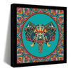 ArtX Elephant Mandala Vector Big Canvas Painting