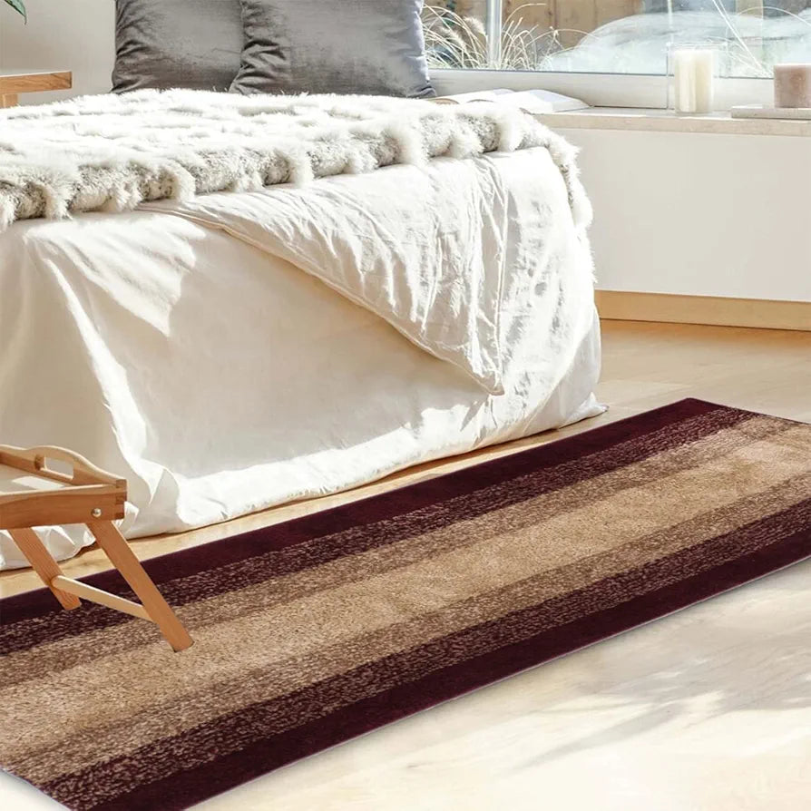Kuber Industries Shaggy Carpet|Polyester Bedside Runner,Soft Rug for Hall,Offices,Kitchens,Bedroom,Floor Home D cor,5 x 2 Ft.