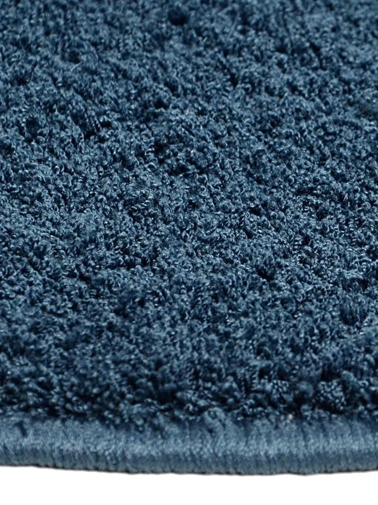 Saral Home Neo Shaggy Yarn Anti-Skid Round Mats 