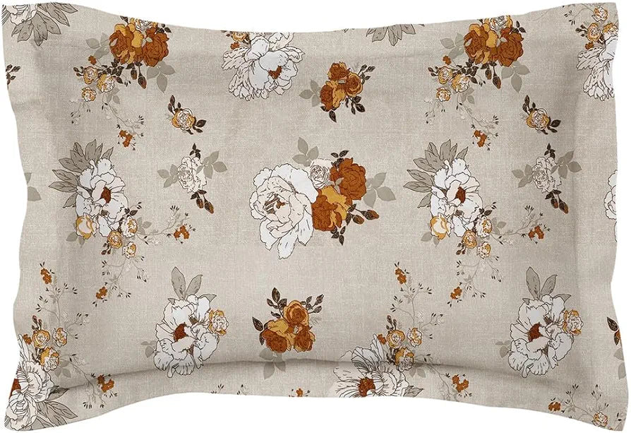 HOMEKART Microfiber 160 TC Flat Single Bedsheets for Summer Breathable | Wrinklefree  with 1 Pillow Covers 