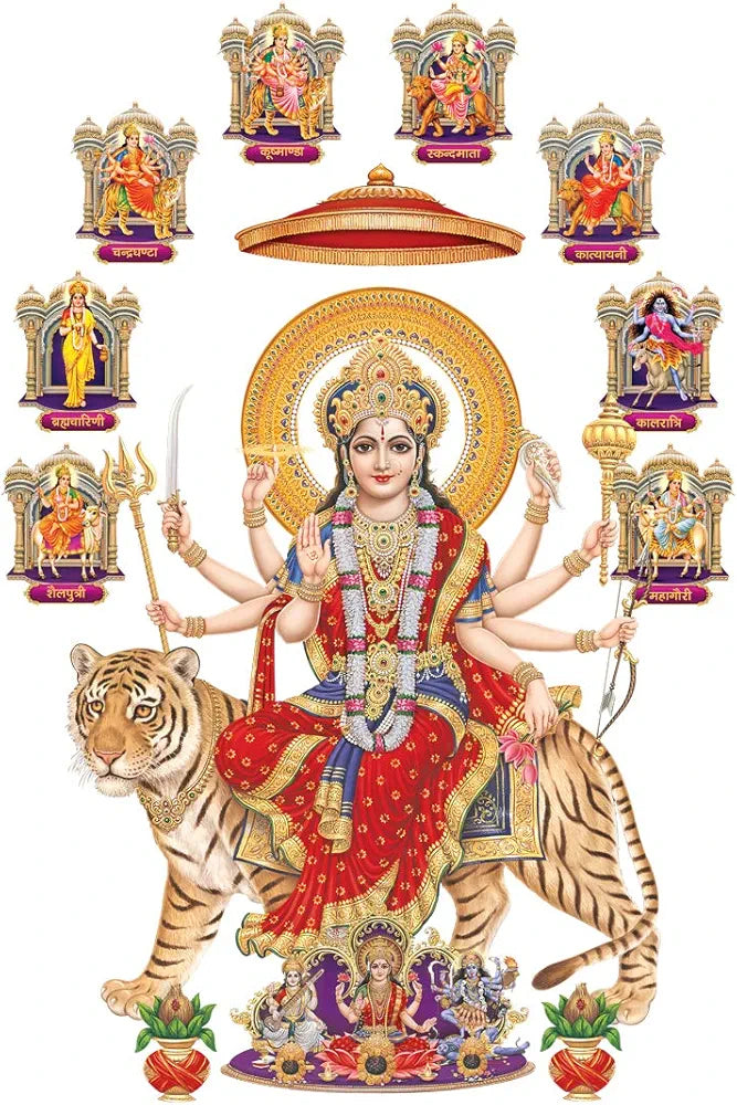 Rangoli White Glossy Vinyl Wall Sticker Premium Self-Adhesive Waterproof Decorative Wall Decal for Bedroom, Living Room, Office & Home Decoration Easy to Apply. Parent-7, Design-13