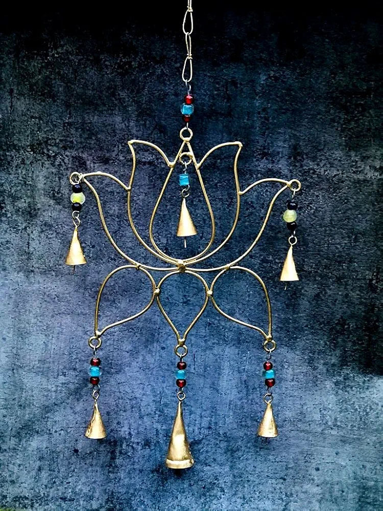 DULI Metal Windchime Wall Hanging, Feng Shui, Wall Art, Wall Decor, PositiveVibes, Rustic Wall Hangings, Wall Art, Diwali Decor, Diwali Decoration, Diwali Gifts 