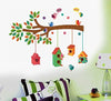 Decals Design Bird House on a Branch Wall Sticker