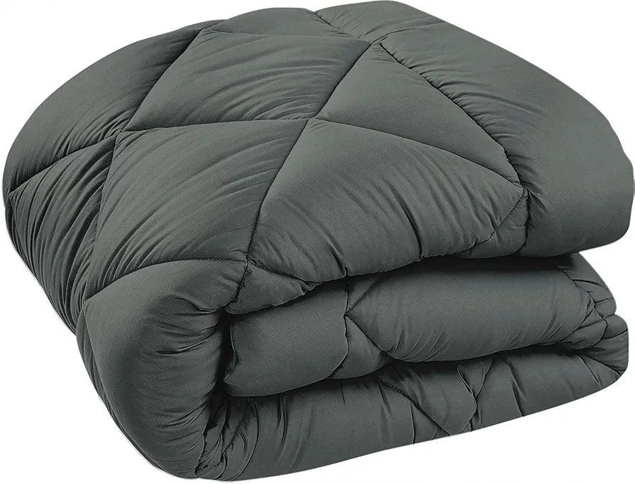 Cloth Fusion Reversible AC Comforter Set Double Bed 220 GSM,Soft Microfibre King Size Quilt Blanket for Winter