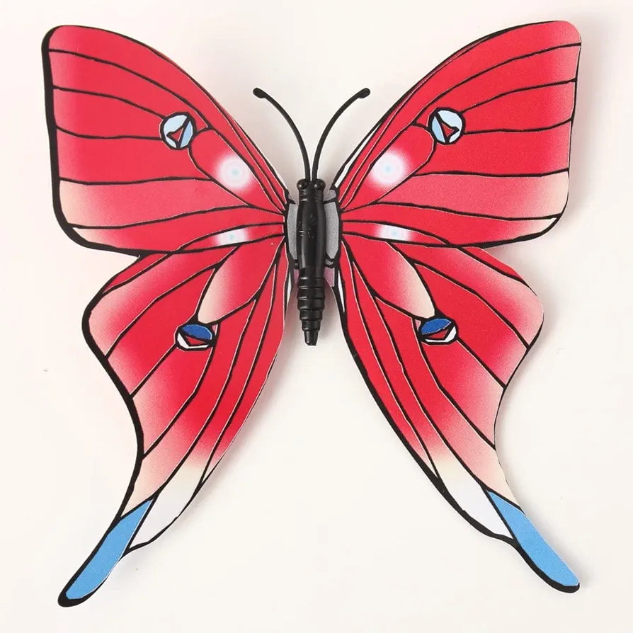 Rangoli Butterfly Wall Stick or Magnet for Home, Office, Kids Room Décor Self Adhesive Removable PVC. Design-15