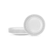 Larah by Borosil Opalware Classic Full Plate | White | 11 Inch | Set of 6