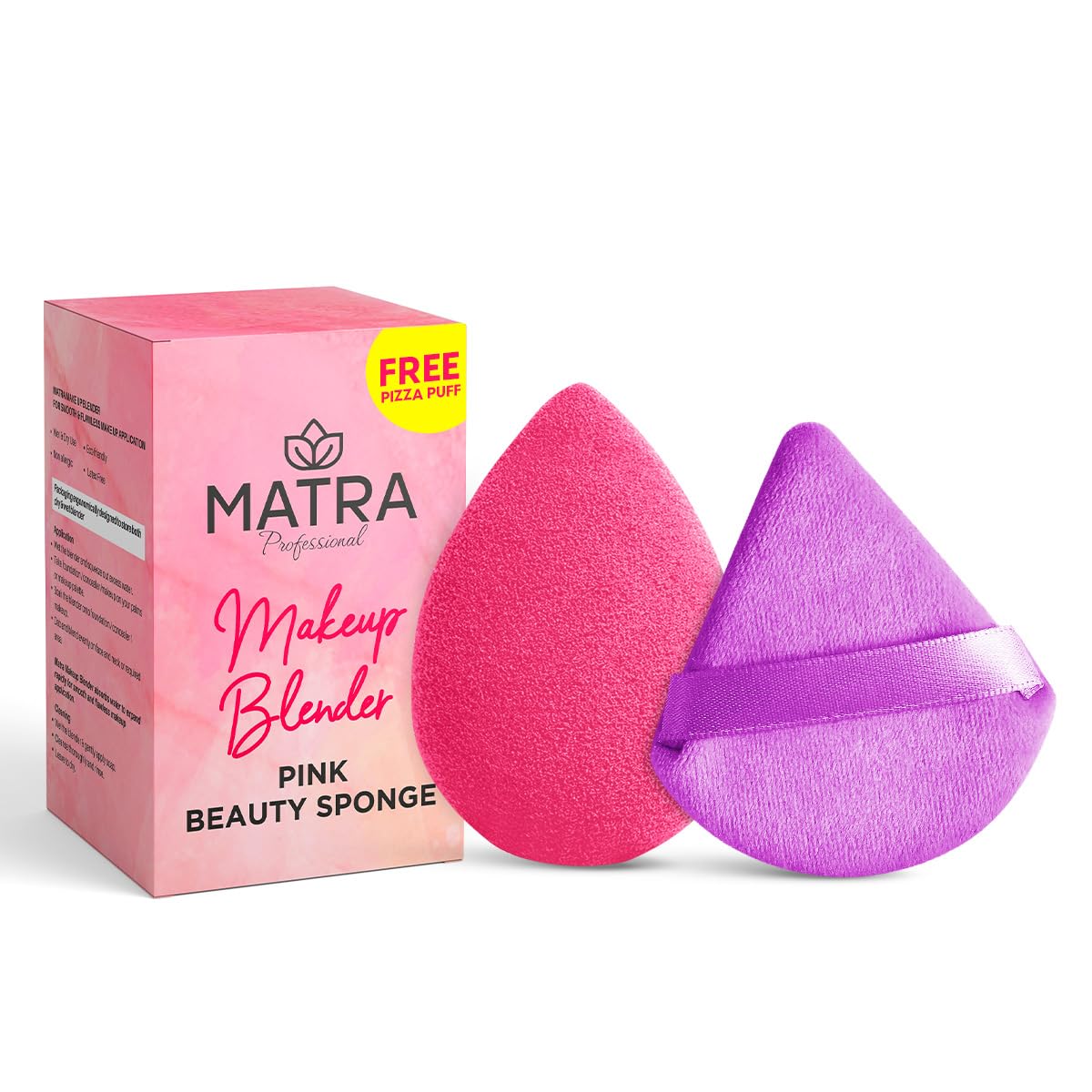 Matra Makeup Blender Pink Beauty Sponge - Swadesii