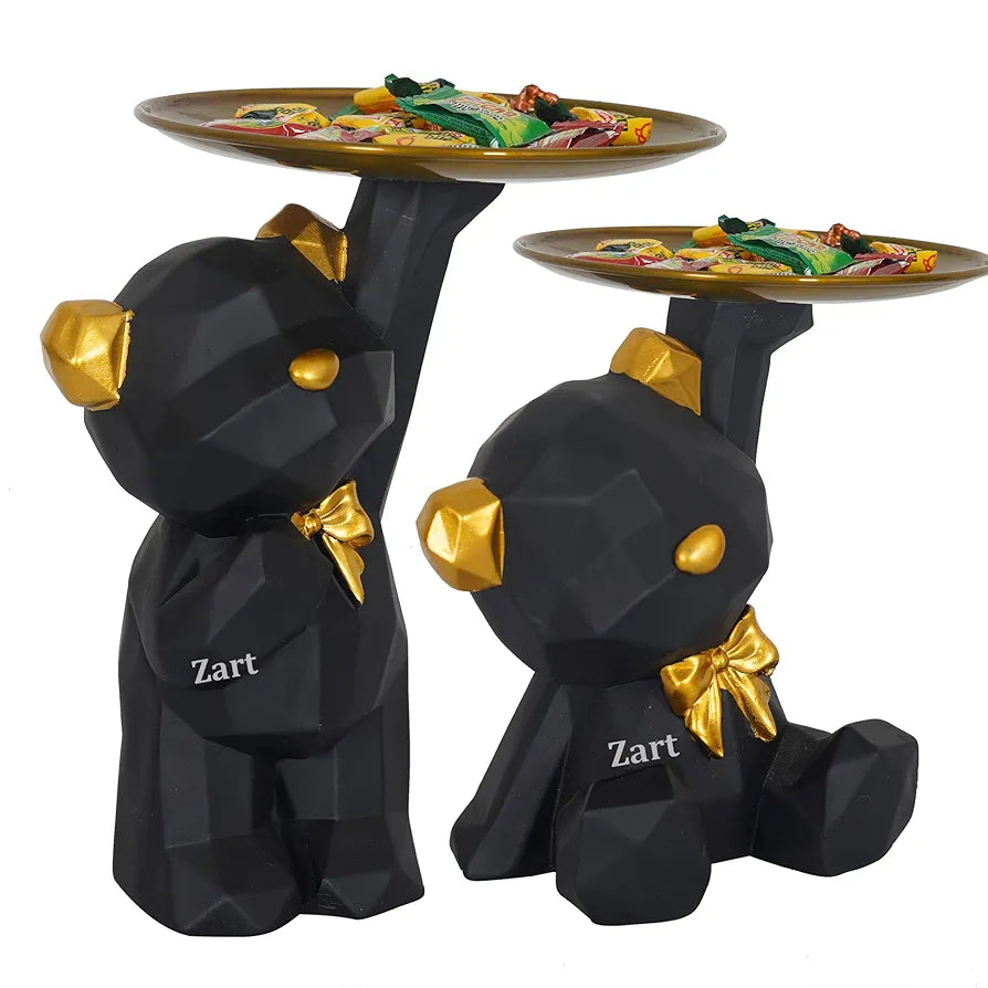 ZART Cool Dog Showpiece for Home Decor Showpiece, Dog Platter Showpiece for Home Decorative Showpiece 