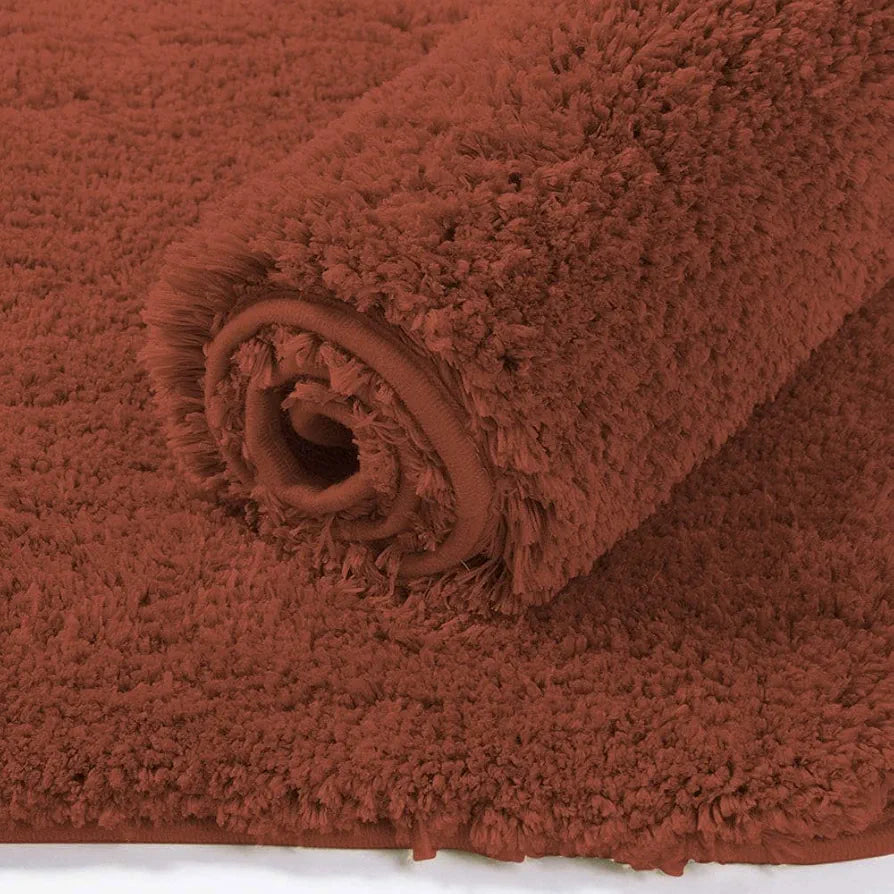 LUXE HOME INTERNATIONAL Microfibre Rectangular Bath Mat Super Soft Anti Skid Newman Mats For Bathroom 