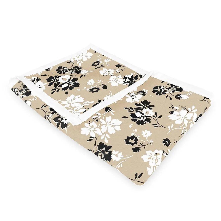 Divine Casa 100% Cotton Double Bed Dohar | Lightweight & Breathable AC Blanket | Reversible Summer Quilt | 220 x 205 CM, Ivory & Sunflower Yellow