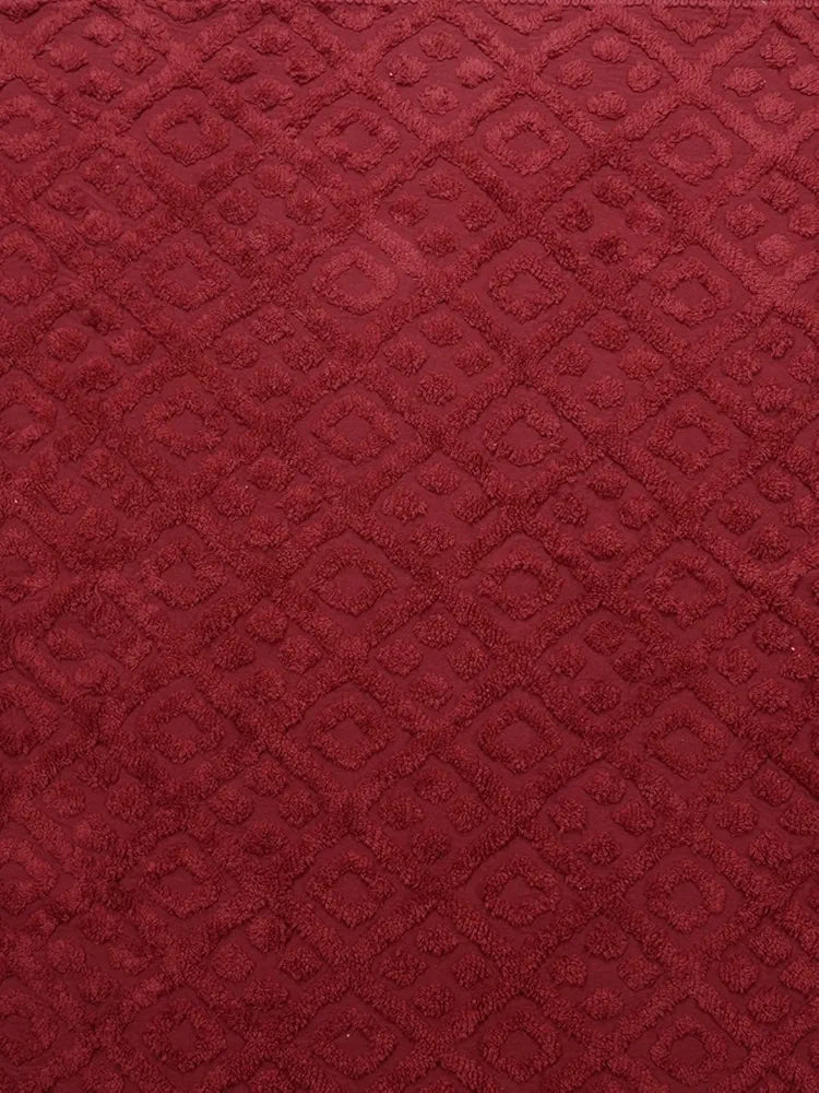 Saral Home Soft Cotton Unique Design Tufted Throw, Sofa Cover 
