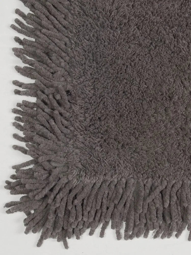 SARAL HOME EASY LIVING Cotton Shaggy Mat 