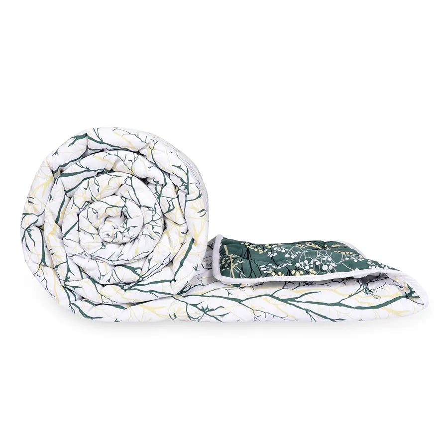 Divine Casa 150 GSM Microfiber Reversible Double Bed Comforter | Size 254 x 230 cm | Ultra Soft, Lightweight All-Season Blanket | Breathable & Cozy | Beetle Grey