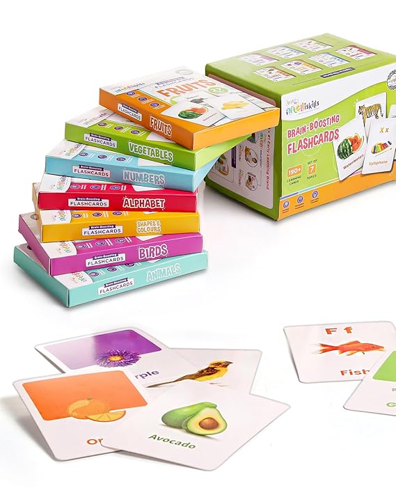 Firstcry Intelliskills Premium 15-in-1 Brain Boosting Non-tearable Fla ...
