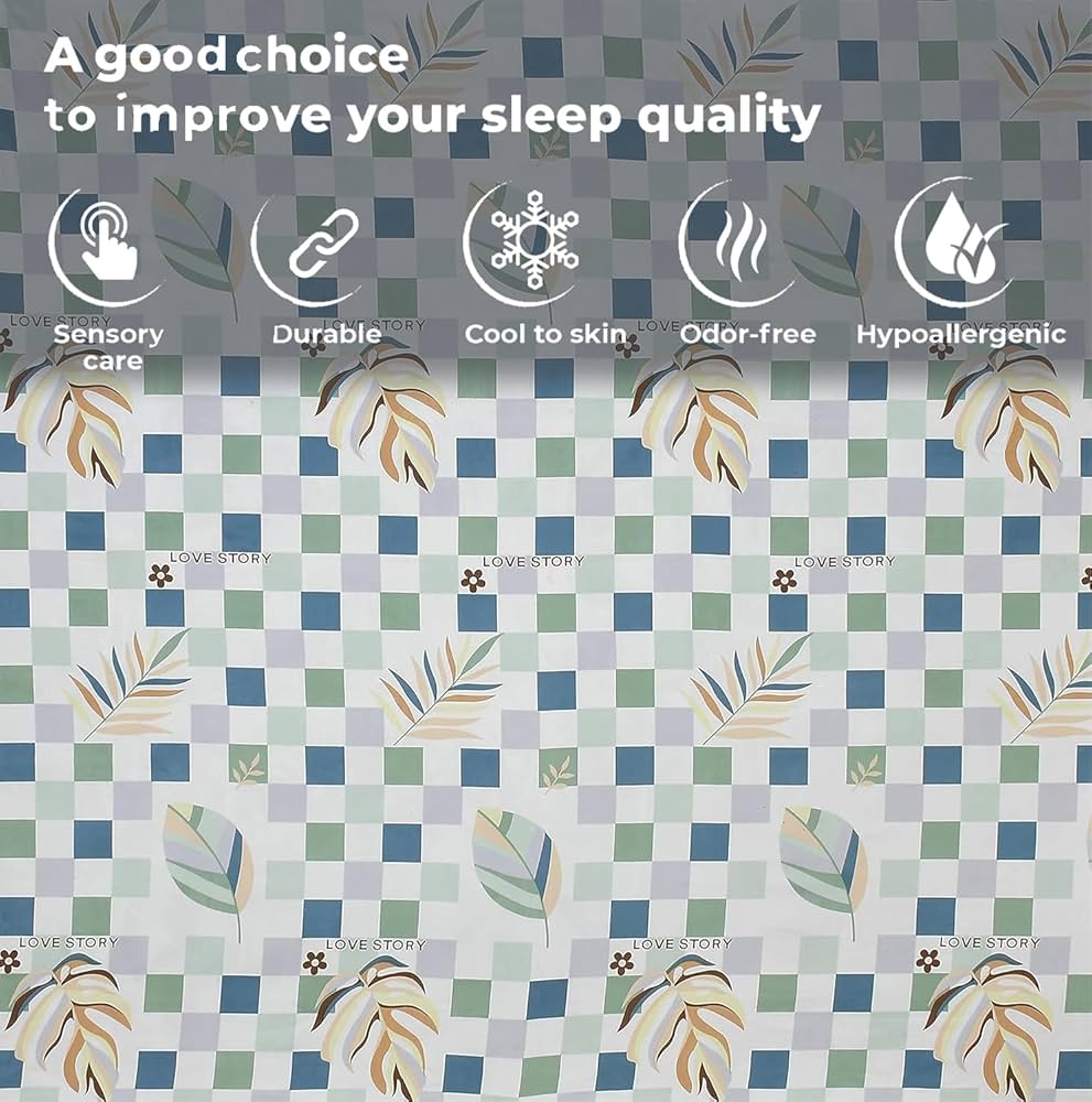 FRESH FROM LOOM Microfiber Single Bedsheet for Single Bed | Wrinkle Free Floral Design Bed Spread | 1 Pillow Covers | Hypo-Allergenic Bedsheets/Bedcover , 144 TC