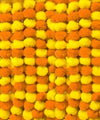 Artificial Marigold Fluffy Flowers Garlands Toran Indian genda phool Y+L.o Mari
