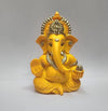 Gold Art India Mango terracotta Finish Ganesha for Car Dashboard Home Decor Gifting Diwali Birthday Festivals