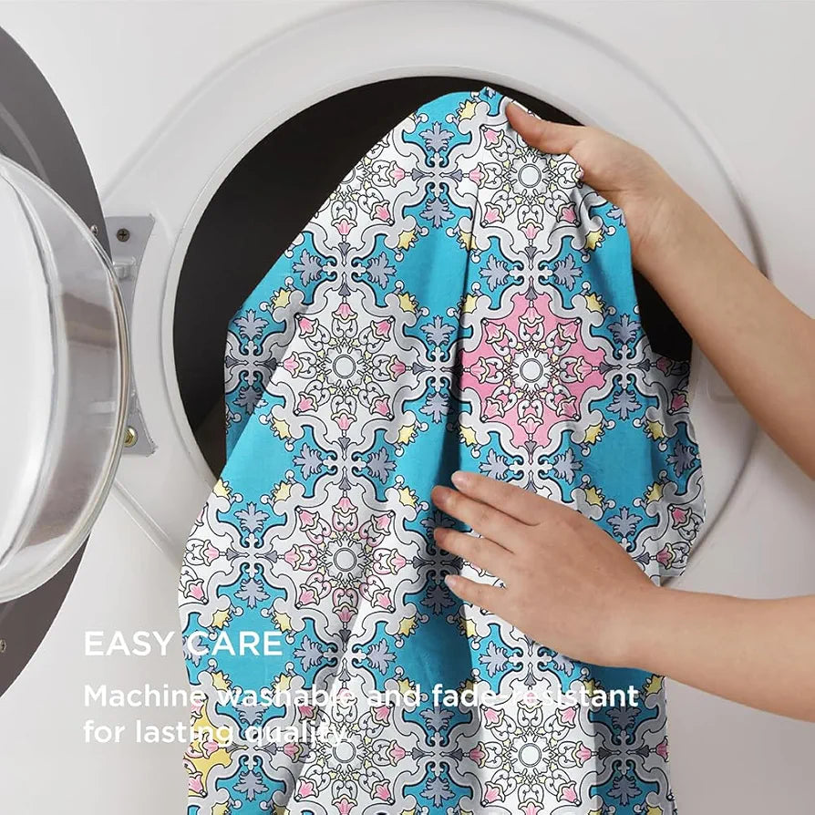 HOMEKART Floral 180 Tc Ultra Super Soft Cotton Feel Microfiber Double Bedsheet with Two Pillow Covers for Your Bedroom 