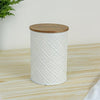 Femora Kitchen Storage Jars Tin Jar With Wooden Lid Air Tight Jar | 900 Ml | Pack of 4