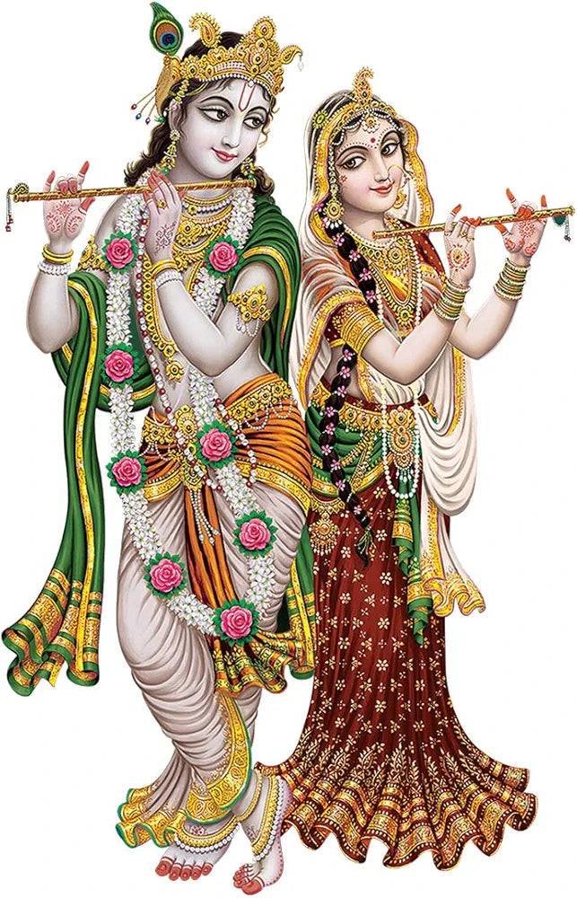 Rangoli White Glossy Vinyl Wall Sticker Premium Self-Adhesive Waterproof Decorative Wall Decal for Bedroom, Living Room, Office & Home Decoration Easy to Apply. Parent-7, Design-3