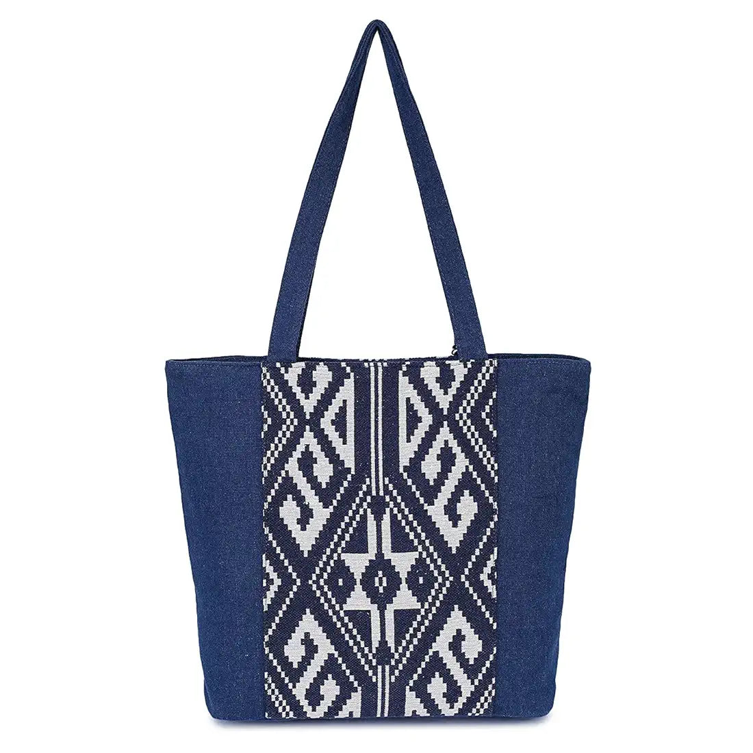 ALII AND ALIIZEY Tote Bag for Women with Zip | College Bag for Girls | Shopping & Grocery Bag |Multi-Purpose Bag